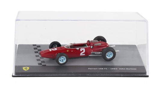 FERRARIフェラーリ F1 158 スクーデリア フェラーリ N 2 ワールドチャンピオン 1964 ジョン サーティース レッド FERRARI-F1-COLLECTION / EDICOLA 1/43 ミニカー