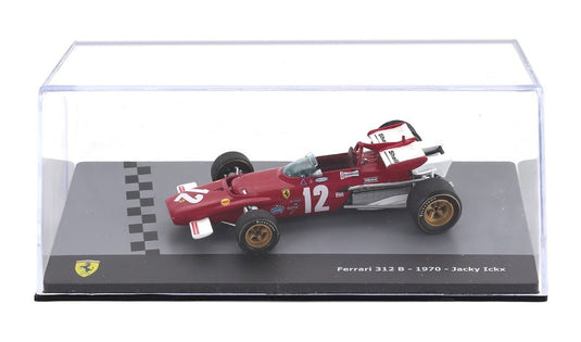 FERRARIフェラーリ F1 F312B 1970 ジャッキーイクス レッドホワイト FERRARI-F1-COLLECTION / EDICOLA 1/43 ミニカー