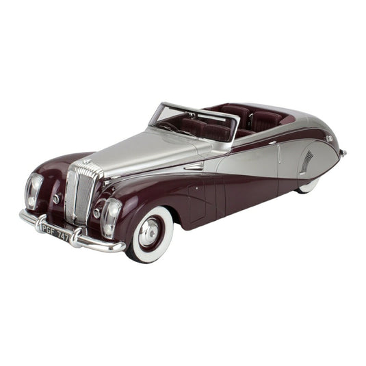 Daimlerダイムラー DE36 Hooper Green Goddess カブリオレ オープン 1953 レッド/シルバー / Matrix 1/18 ミニカー