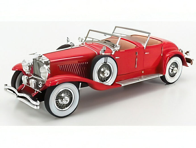 【予約】DUESENBERG SJ トルペード フェートン Walker カブリオレ オープン 1930 レッド/ Matrix 1/18 ミニカー