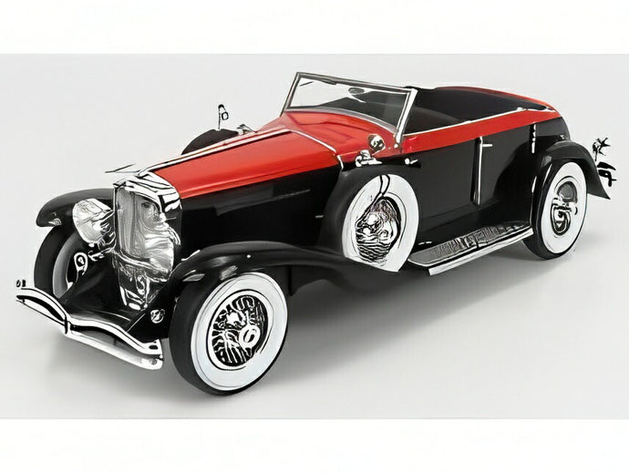 【予約】DUESENBERG J RIVIERA PHAETON BY BRUNN キャブリオレ 1934 ブラックオレンジ/ Matrix 1/18 ミニカー