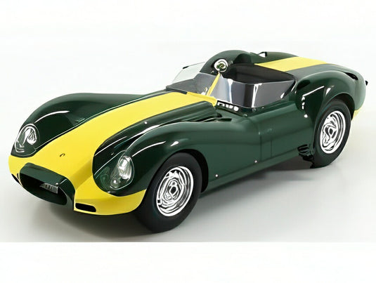 ジャガー  リスター 1958 - グリーン イエロー/ MATRIX SCALE MODELS 1/18 ミニカー