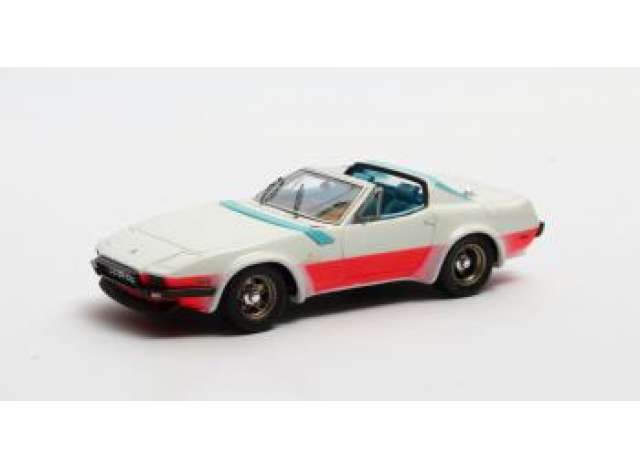 1975 Ferrari 365GTB/4 Michelotti Nart Spyder Presentation Geneva Motorshow #15964, white/red/Matrix 1/43ミニカー