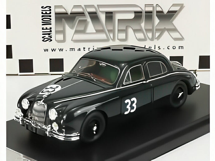 JAGUAR MKII 3.4 LITRE N 33 シルバーストーン デイリーエクスプレストロフィー 1958 優勝 グリーン/ Matrix 1/43 ミニカー