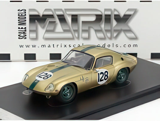LOTUS ELAN 26R COUPE N 128 RACING 1964 ゴールド グリーン/ Matrix 1/43 ミニカー