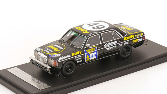 MERCEDES BENZ Eクラス 280E No.49 1977 ロンドン-シドニーラリー 2位 ブラック/ Matrix 1/43 ミニカー