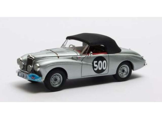 1954 Sunbeam Alpine #500 Stirling Moss/John Cutts Rallye des Alpes Unpenalized, silver/Matrix 1/43ミニカー