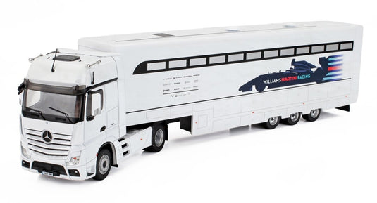 MERCEDES BENZメルセデスベンツ アクトロス トラック マルティーニレーシング 2016 ホワイト I-MEZZI-DI-TRASPORTO-DELLE-AUTO-DA-CORSA COLLECTION / EDICOLA 1/43 ミニカー