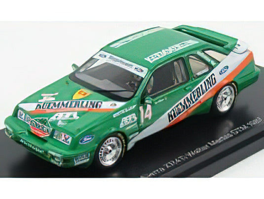 FORD ENGLAND SIERRA XR4Ti TEAM RINGSHAUSEN MOTORSPORT N 14 SEASON DTM 1987 W.MERTES GREEN/NEO 1/43ミニカー