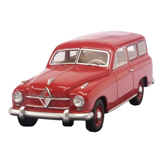Borgwardボルグヴァルト Hansaハンザ 1500 Kombiコンビ 1951 レッド / NEO 1/43 ミニカー