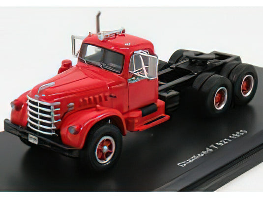 DIAMOND T921 TRACTOR TRUCK 3-ASSI 1955 RED BLACK/NEO 1/64ミニカー