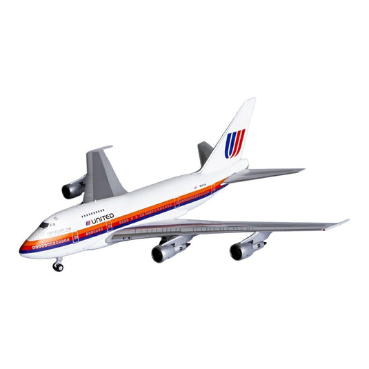 ユナイテッド航空 United Airlines ボーイング 747SP ソール・バス塗装 Friendship One N147UA / NG Models 1/400 飛行機模型 旅客機