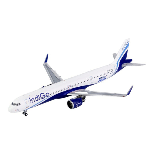 インディゴ IndiGo Airlines エアバス A321neo 「1000th neo」ステッカー VT-IUH / NG Models 1/400 飛行機模型 旅客機