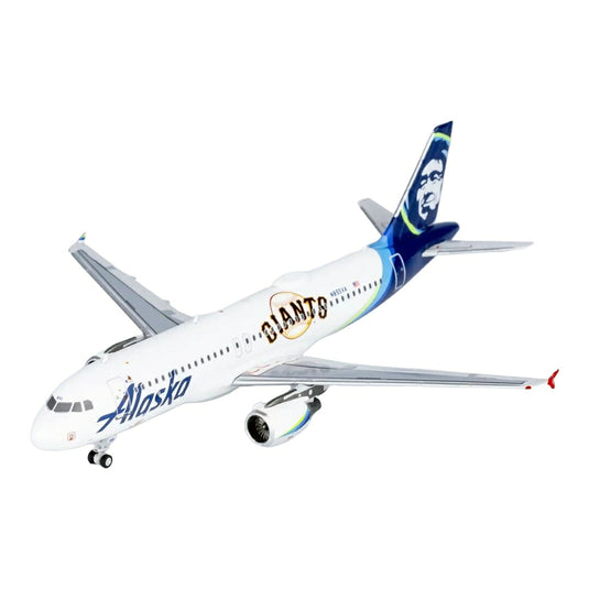 アラスカ航空 Alaska Airlines エアバス A320-200 N855VA ジャイアンツ特別塗装 / NG Models 1/400 飛行機模型 旅客機