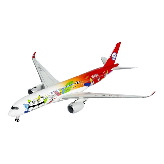四川航空 Sichuan Airlines エアバス A350-900 パンダルート特別塗装 B-32G2 / NG Models 1/400 飛行機模型 旅客機