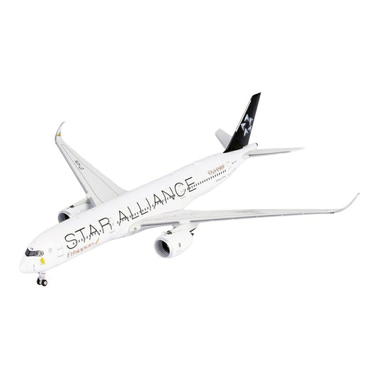 エチオピア航空 Ethiopian Airlines エアバス A350-900 ET-AYN スターアライアンス塗装 / NG Models 1/400 飛行機模型 旅客機