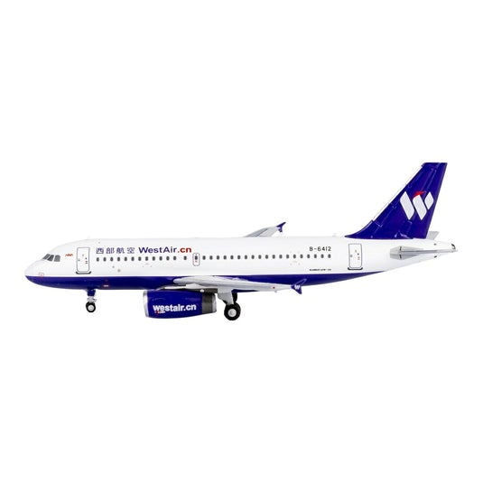 ウエストエア West Air エアバス A319 / NG Models 1/400 飛行機模型 旅客機
