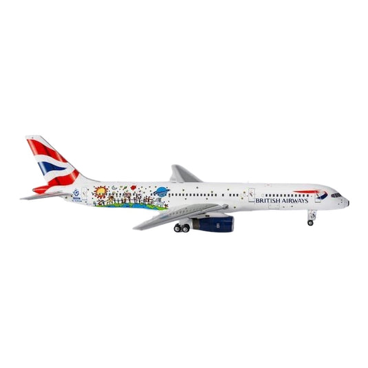 ブリティッシュ・エアウェイズ British Airways ボーイング 757-200 ブルー・ピーター特別塗装 G-CPEM / NG Models 1/400 飛行機模型 旅客機