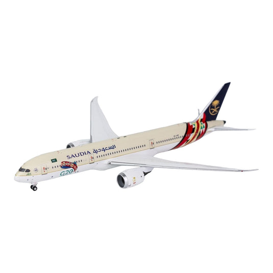 サウジアラビア航空 Saudi Arabian Airlines ボーイング 787-9 HZ-ARF G20 サウジアラビア 2020 特別塗装 / NG Models 1/400 飛行機模型 旅客機