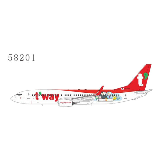 ティーウェイ航空 T'Way Air ボーイング 737-800 HL8086 / NG Models 1/400 飛行機模型 旅客機