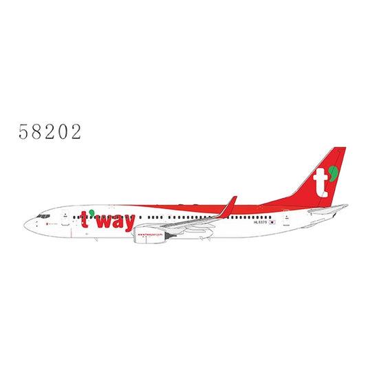 ティーウェイ航空 T'way Air ボーイング 737-800 HL8379 / NG Models 1/400 飛行機模型 旅客機
