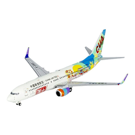 中国連合航空 China United ボーイング 737-800 B-208Y / NG Models 1/400 飛行機模型 旅客機