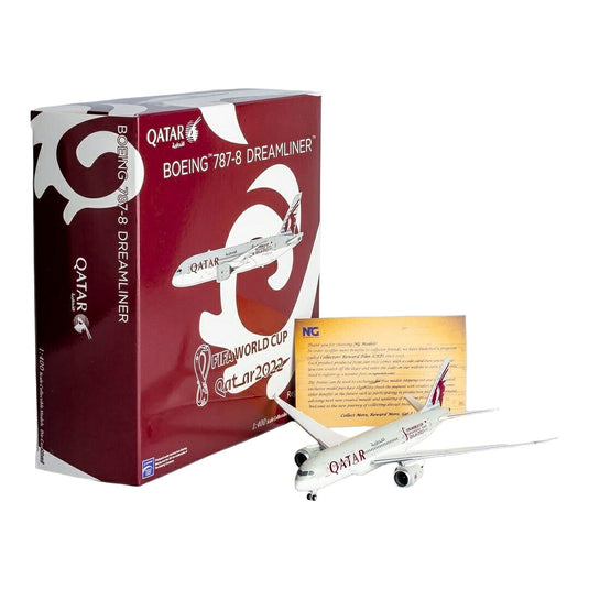 カタール航空 Qatar Airways ボーイング 787-8 FIFAワールドカップ2022特別塗装 A7-BCE / NG Models 1/400 飛行機模型 旅客機