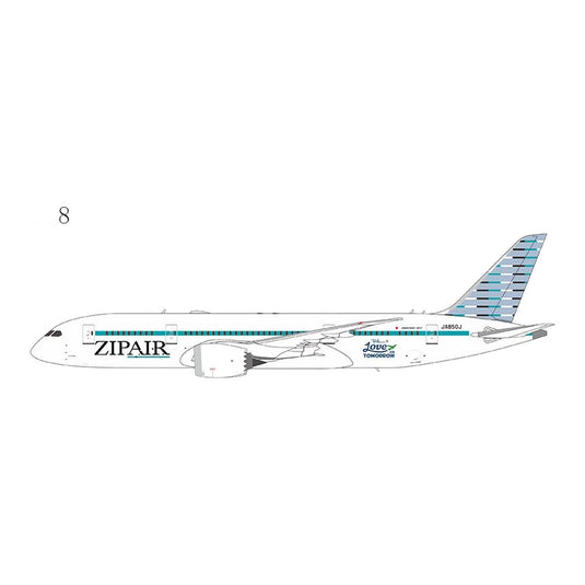 ジップエア ZIPAIR ボーイング 787-8 JA850J / NG Models 1/400 飛行機模型 旅客機