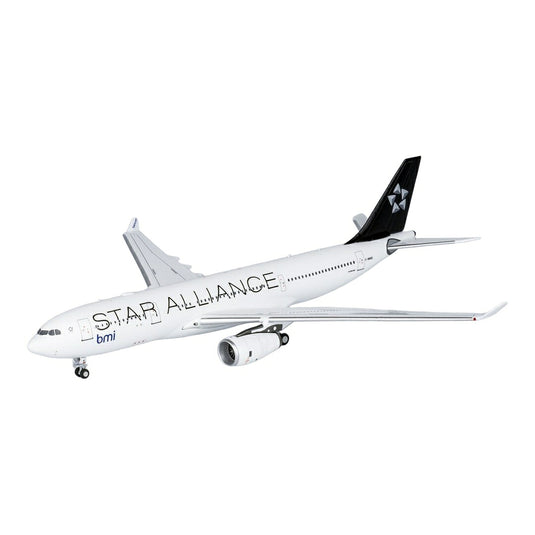 ブリティッシュ・ミッドランド bmi British Midland エアバス A330-200 G-WWBD スターアライアンス塗装 / NG Models 1/400 飛行機模型 旅客機