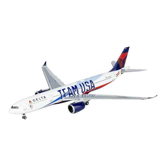 デルタ航空 Delta エアバス A330-900neo TEAM USA特別塗装 N411DX / NG Models 1/400 飛行機模型 旅客機