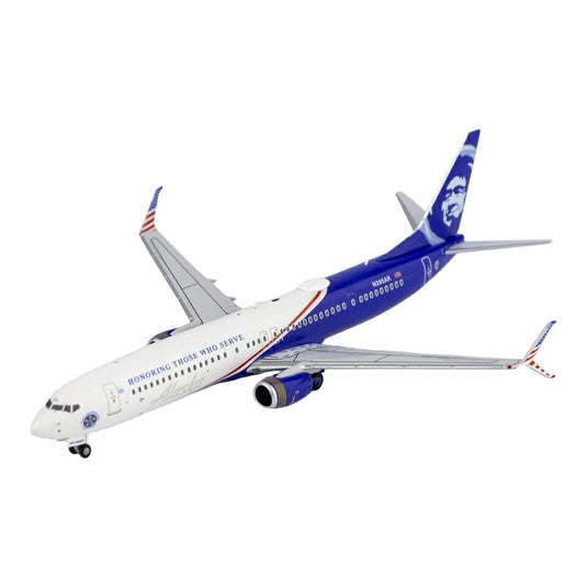 アラスカ航空 Alaska Airlines ボーイング 737-900ER N265AK 「Honoring Those Who Serve」特別塗装 / NG Models 1/400 飛行機模型 旅客機