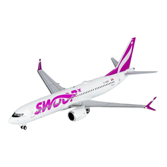 スウープ Swoop ボーイング 737-MAX8 C-GJKK / NG Models 1/400 飛行機模型 旅客機