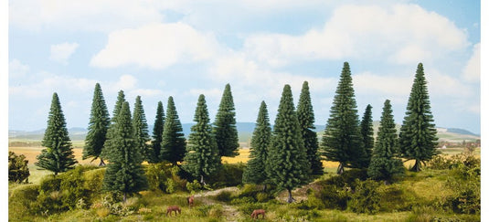 鉄道模型用品 Noch モミの木 16本 HO/TTゲージ用 16 Fir Trees for H0 & TT