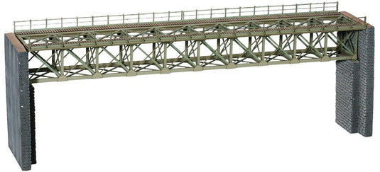 HOゲージ 鉄道模型 Noch 橋台付き鋼鉄橋 キット Steel bridge with bridgeheads kit