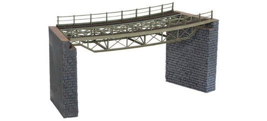 HOゲージ 鉄道模型 Noch 橋梁デッキ カーブ R1 レーザーカットキット Bridge deck curved R1 laser cut kit