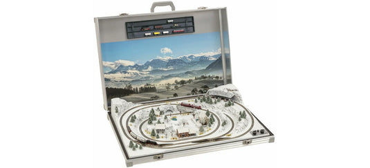 Zゲージ 鉄道模型 Noch ノッホ Interlaken model train case with Maerklin tracks Power system DC