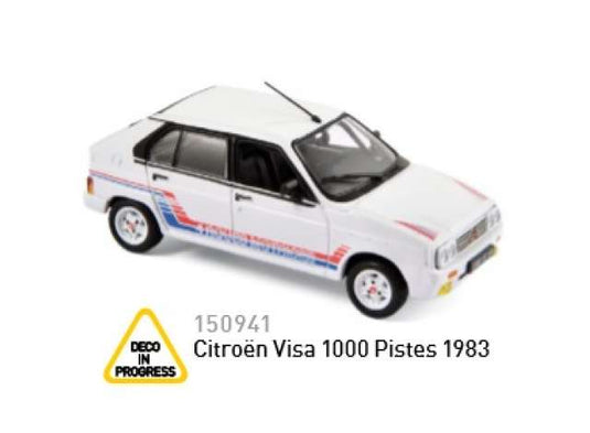 1983 Citroen Visa トロフィー Gr. B レジンシリーズ ヴェール ソローニュ/Norev 1/43ミニカー