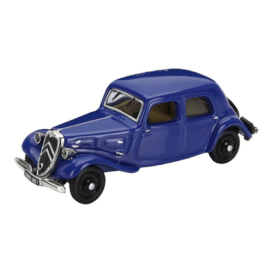 Citroenシトロエン 11AL 1938 エメラルドブルー / Norev 1/87 ミニカー
