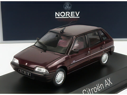 CITROEN AX TEN 1992 DARK RED MET/NOREV 1/43ミニカー