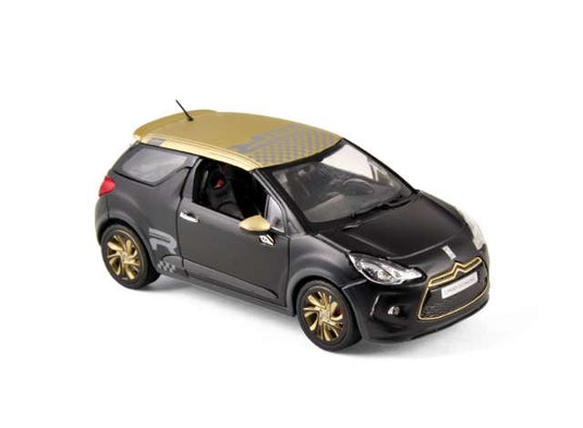 2013 Citroen DS3 レーシング マットブラック ゴールドデコ/Norev 1/43ミニカー