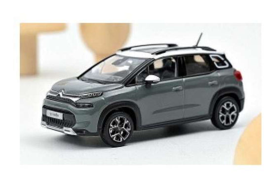 2021 Citroen C3 エアクロス カーキグレー ホワイトルーフ ホワイトデコ/Norev 1/43ミニカー