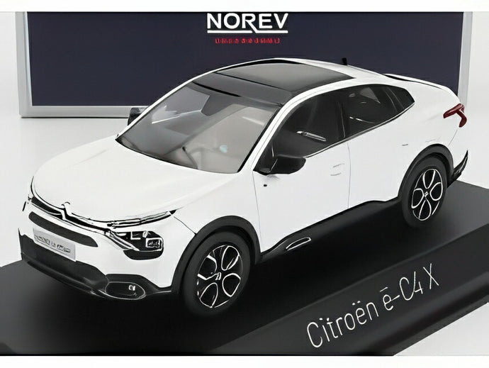 CITROEN e-C4 X 2023 ホワイトパール/ Norev 1/43 ミニカー