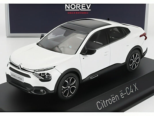 CITROEN e-C4 X 2023 ホワイトパール/ Norev 1/43 ミニカー