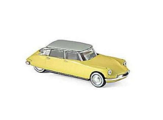 1958 シトロエン DS 19 ナポリイエロー Citroen DS 19 ヘルパ 1/87 / Norev 1/87 ミニカー