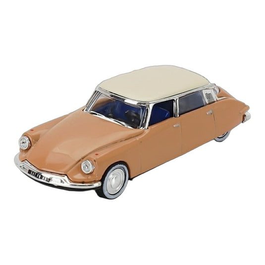 Citroenシトロエン DS19 1959 Beige Whiteベージュホワイト / Norev 1/87 ミニカー