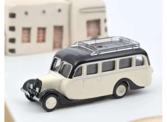 1947 シトロエン U23 オートカー バス ブラック/クリーム ヘルパ 1/87 / Norev 1/87 ミニカー