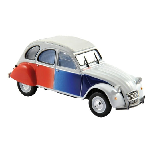 【予約】2026年発売予定 Citroenシトロエン 2CV ココリコ 1986 ホワイト/レッド/ブルー / Norev 1/18 ミニカー