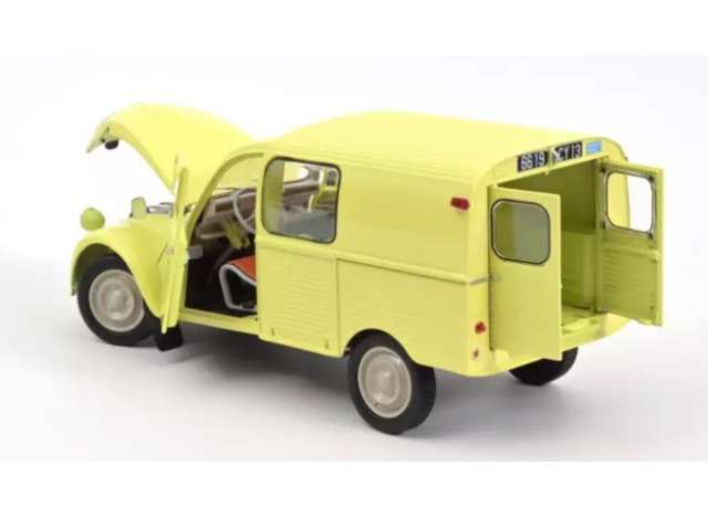 1966 Citroen 2CV Fourgonnette AK350, pastis yellow/Norev 1/18ミニカー