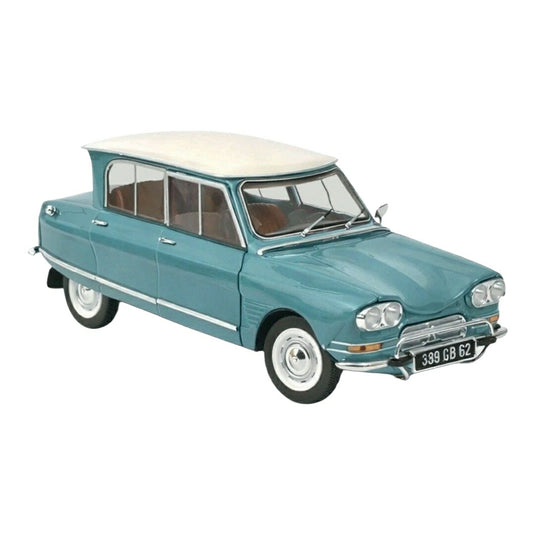 【予約】2026年発売予定 Citroenシトロエン Ami 6 Club 1968 ブルー ホワイト / Norev 1/18 ミニカー