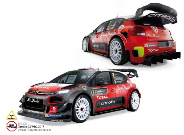 2017 Citroen C3 WRC Official Presentation Version/Norev 1/18ミニカー